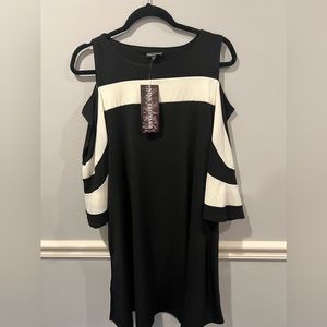 Nina Leinard Dress open shoulder size M